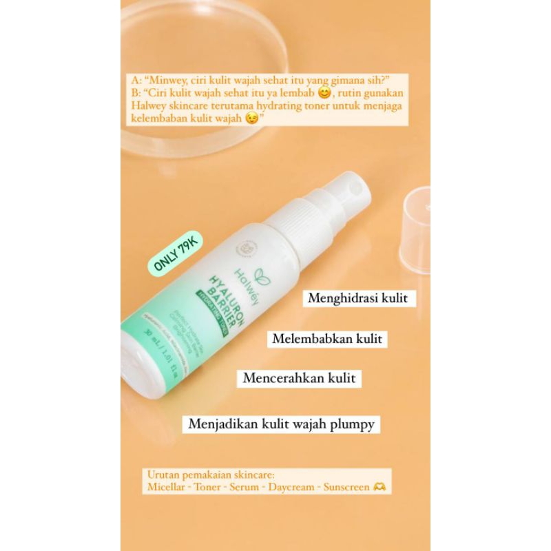 HALWEY || Hyaluron Barrier HYDRATING TONER HALWEY