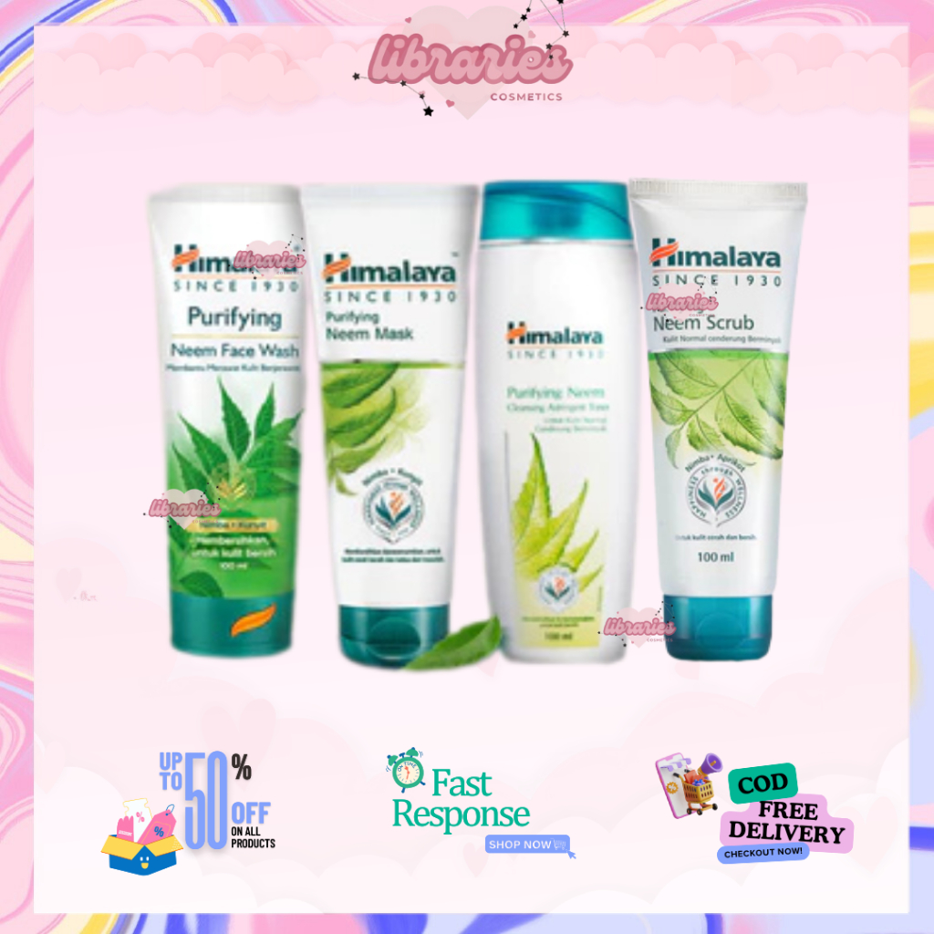 ❣️Libraries❣️HIMALAYA Neem Purifying Series | Face Wash | Face Mask | Toner Kulit Berjerawat