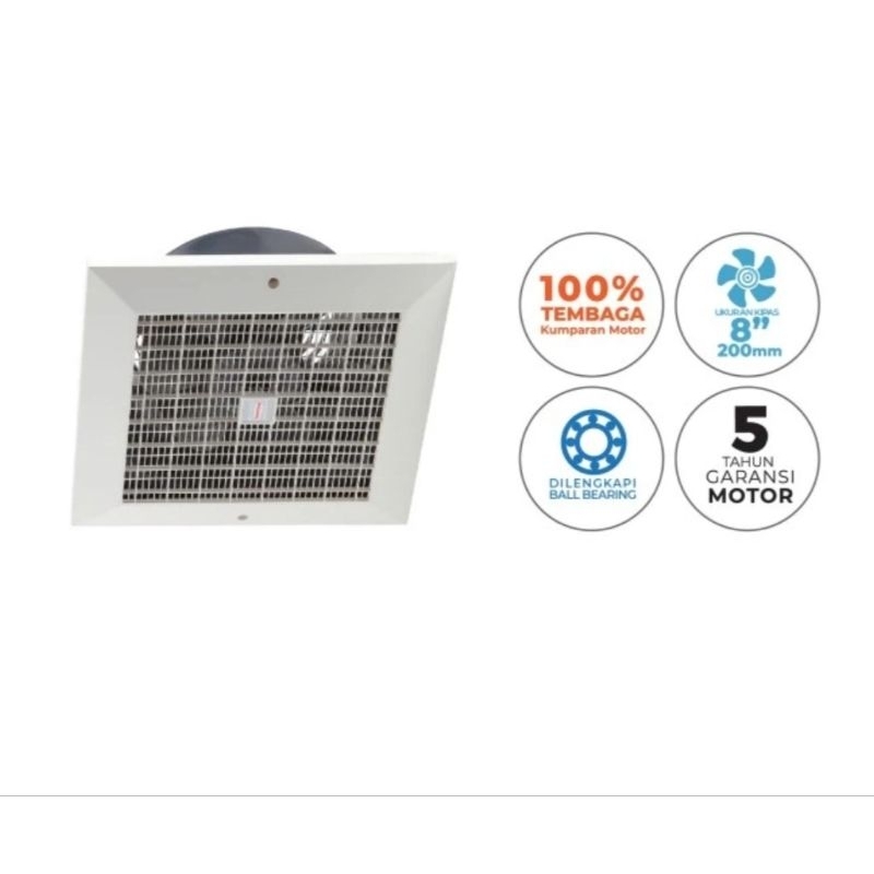 Kipas Angin Hisap Maspion CEF-20 | Exhaust Fan Maspion CEF 20 - Maspion CEF20 8"