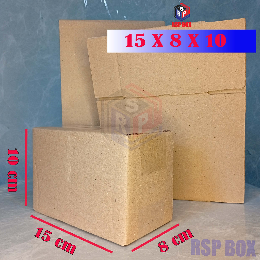 

Kardus packing ukuran 15x8x10 cm karton box packaging kemasan murah