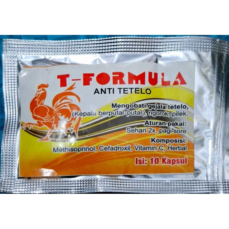 T - FORMULA OBAT TETELO Kepala Berputar Terbalik Ngorok Flu Pilek Ayam paling ampuh