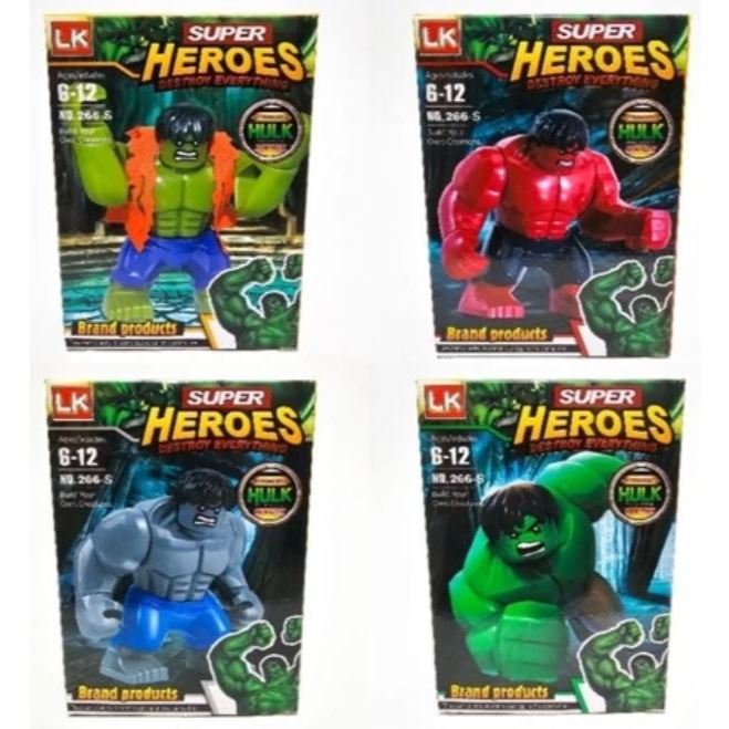 Brick Minifigure Hulk Super Heroes