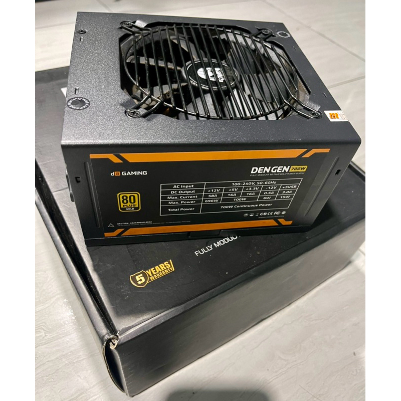 Psu Digital Alliance DenGen 700 watt 80+Gold BEKAS
