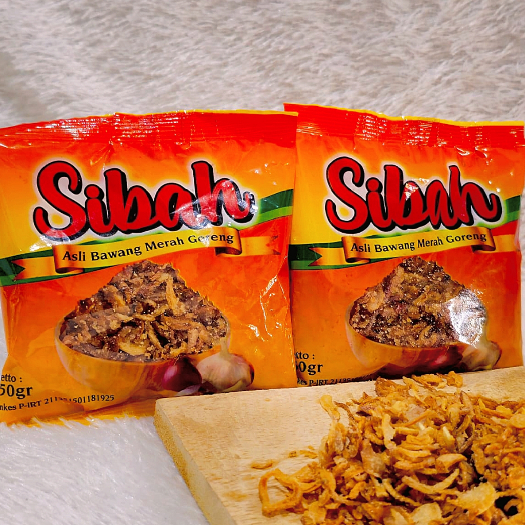 

Bawang Merah Goreng Sibah Grade B Sachet 50 gram
