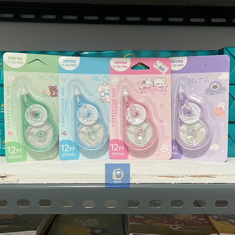 

Joyko Correction Tape CT-522-MYDL 12M Tipe X Pita Kertas (1 Pcs)