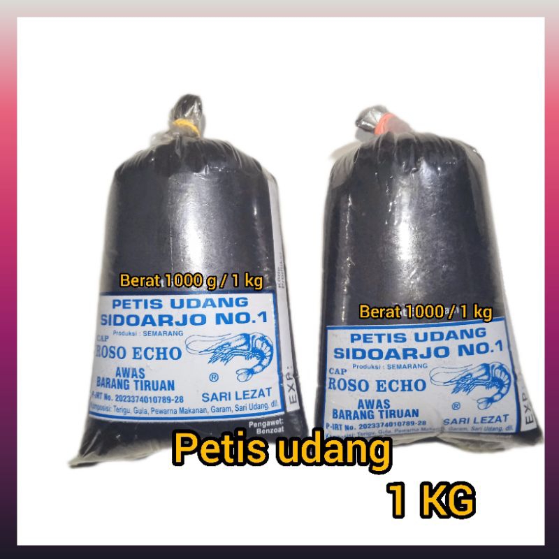 

Petis udang 1 kg Semarang roso echo 1 kg untuk tahu petis