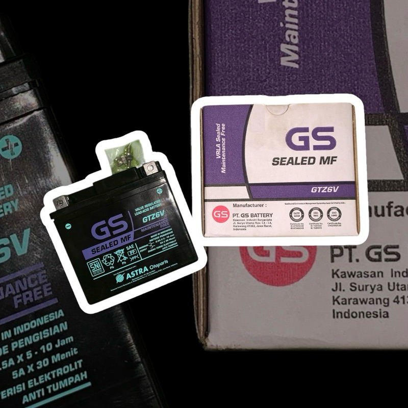 AKI MOTOR GS ASTRA Sealed MF GTZ6V