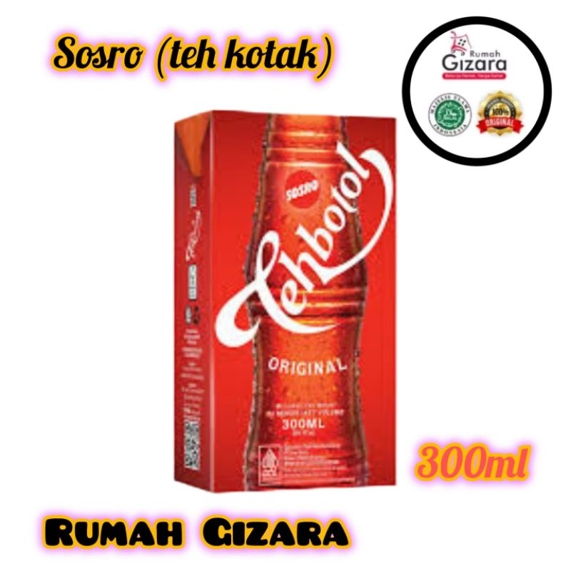 

TEH BOTOL SOSRO KEMASAN KOTAK 300 ML
