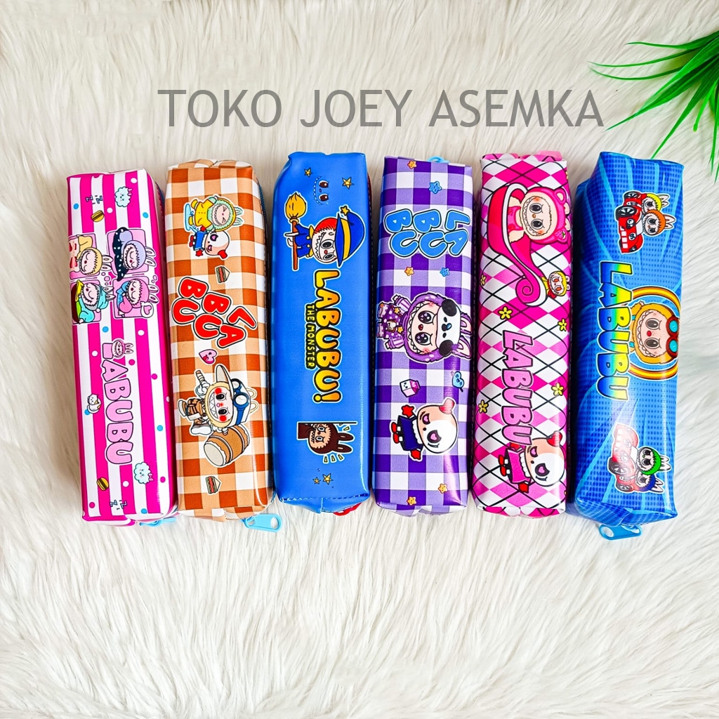 

KOTAK PENSIL LABUBU PENCIL CASE TEPAK TEMPAT PENSIL PERLENGKAPAN SEKOLAH LUCU