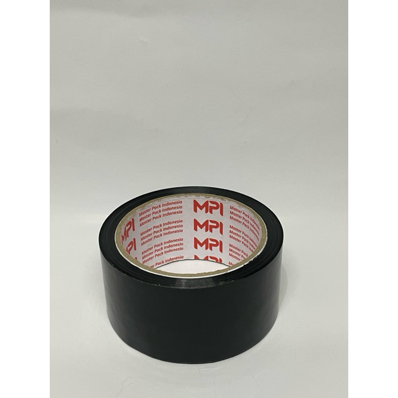 

[omahpacking]MASTER PACK INDONESIA/lakban hitam bening 48MMx100yard/MPI/lakban hitam bening/lakban warna/perekat/alat packing