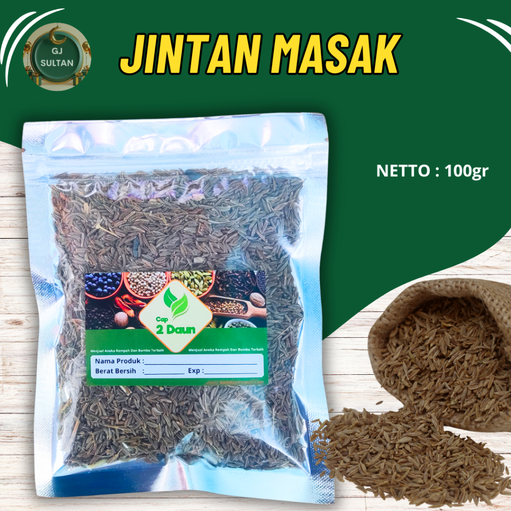 

Biji Jintan Masak Premium 100gram - Caraway Seed | Jintan Masak | Biji Jinten Karaway Premium