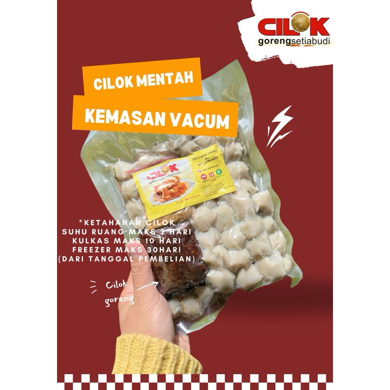 

KIRIM INSTAN | Cilok goreng setiabudi 20 Tusuk kemasan Vacum Bumbu Kacang Cabe Oleh Oleh Bandung