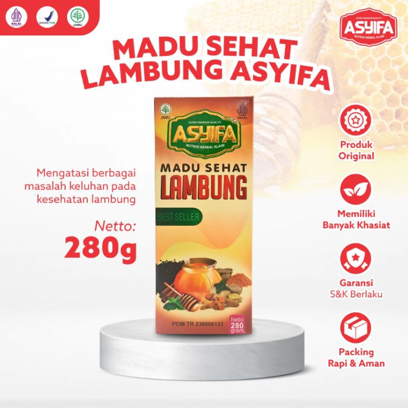 

Madu Sehat Lambung Asyifa 280g - Mengatasi Asam Lambung Magh dan Gerd
