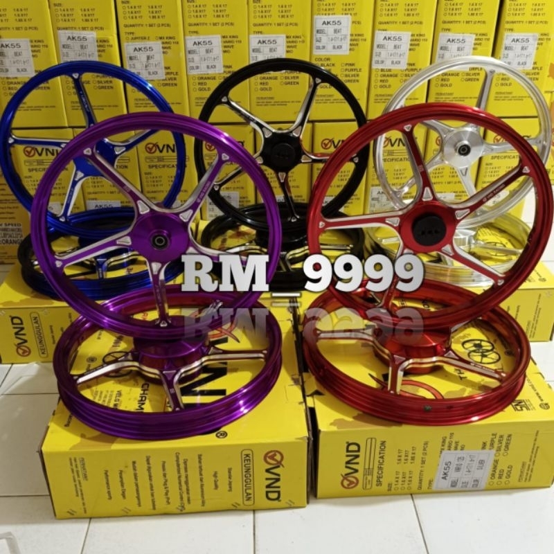 VELG VND AK 55 RING 14 160*14 185*14 VARIO 125 / VARIO 150 / VARIO 160 CBS / STYLO 160 CBS