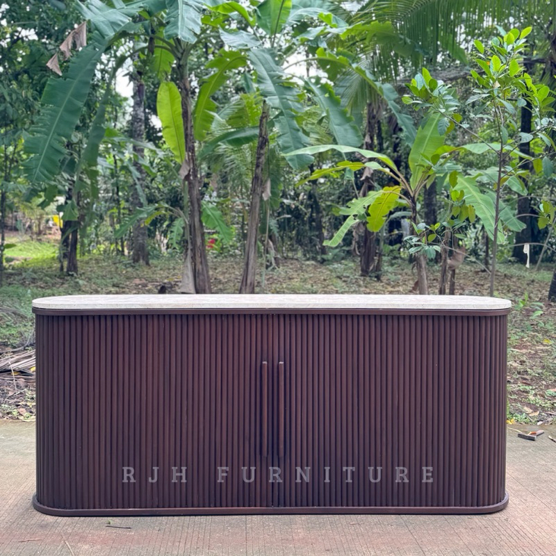 CABINET TV MARMER, MEJA TV SALUR, BUFET TV MINIMALIS KAYU JATI