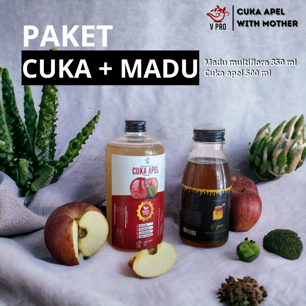 

Vpro - Madu Murni & Cuka Apel Organik - Pilihan Sehat untuk Detox & Imun