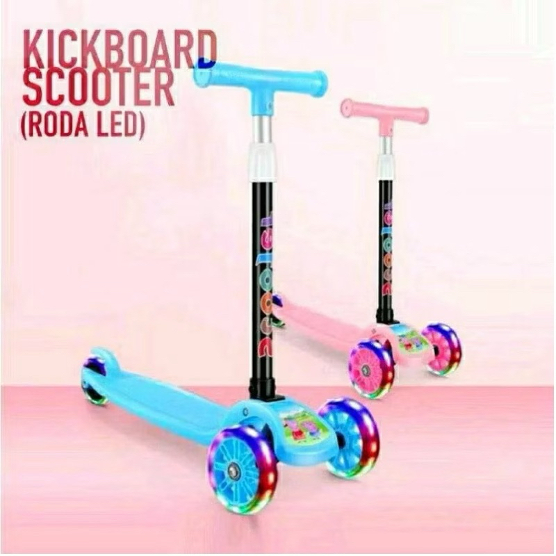 SCOOTER ANAK KARAKTER LAMPU BAN / SCOOTER ANAK TERLARIS / SCOOTER LAMPU