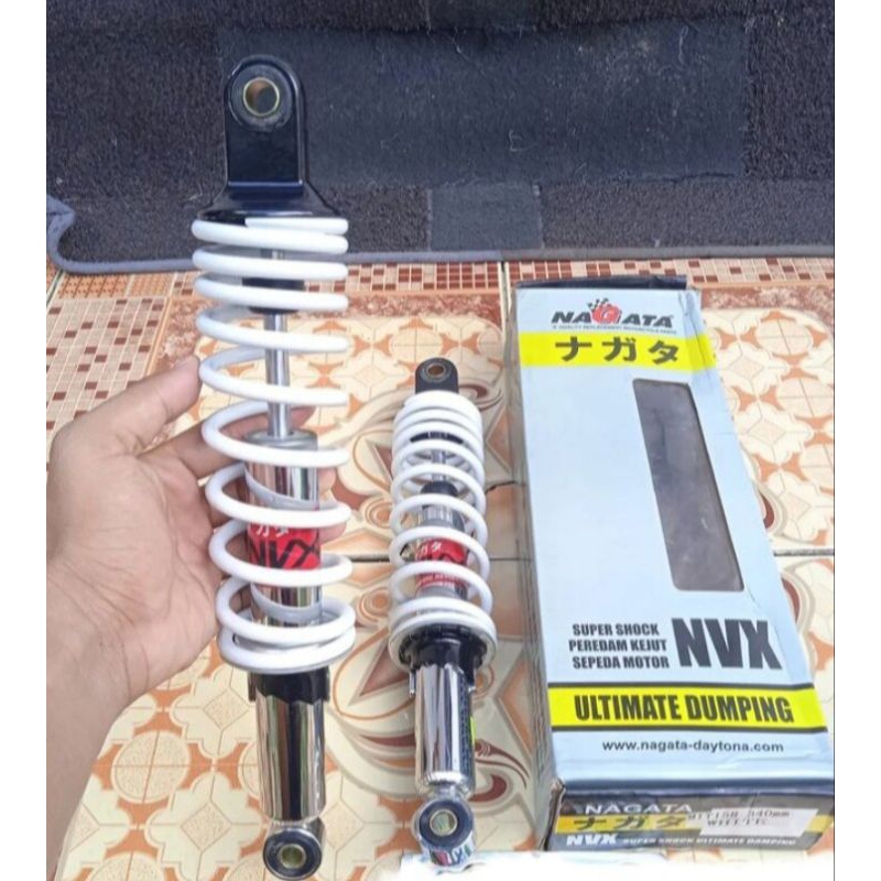 Shock original Nagata Daytona Japan uk 340mm universal bebek and sport (TIPE MIT158)