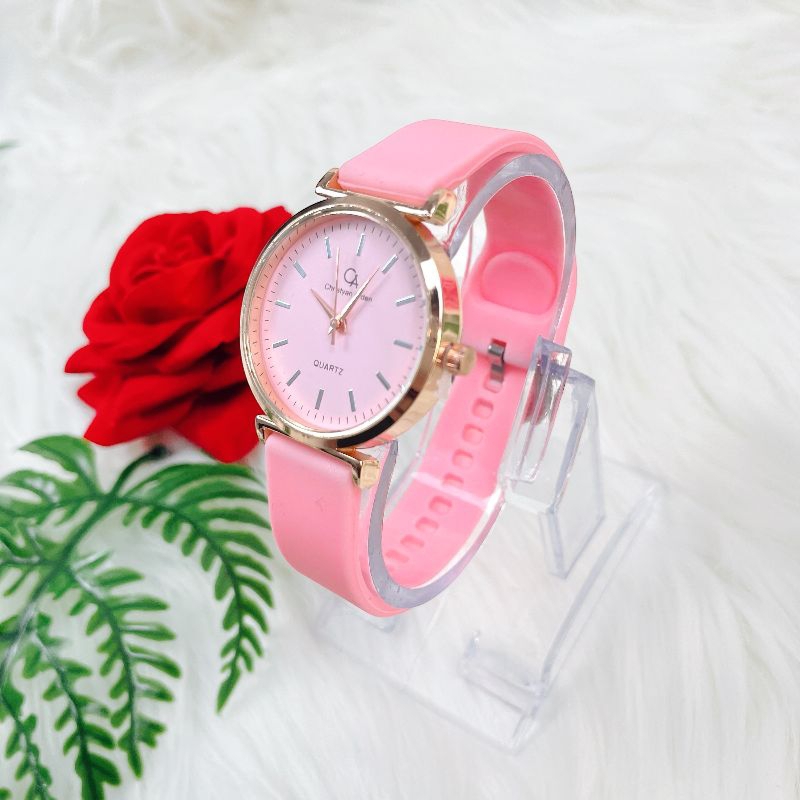 Promo Jam tangan wanita Christyan Arden Strap Karet Rubber Super Lembut Premium Jam tangan Fashion P