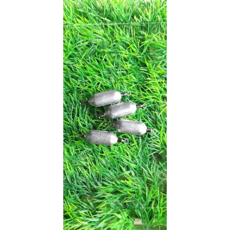 Rolling Sinker ( 40Gram ) Pemberat Umpan Pancing Carolina Rig Softlure