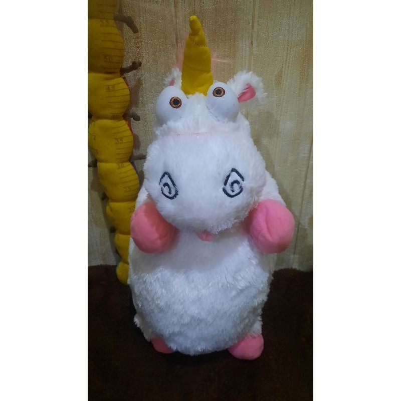 Boneka Unicorn Fluffy Despicable ME Jumbo ori