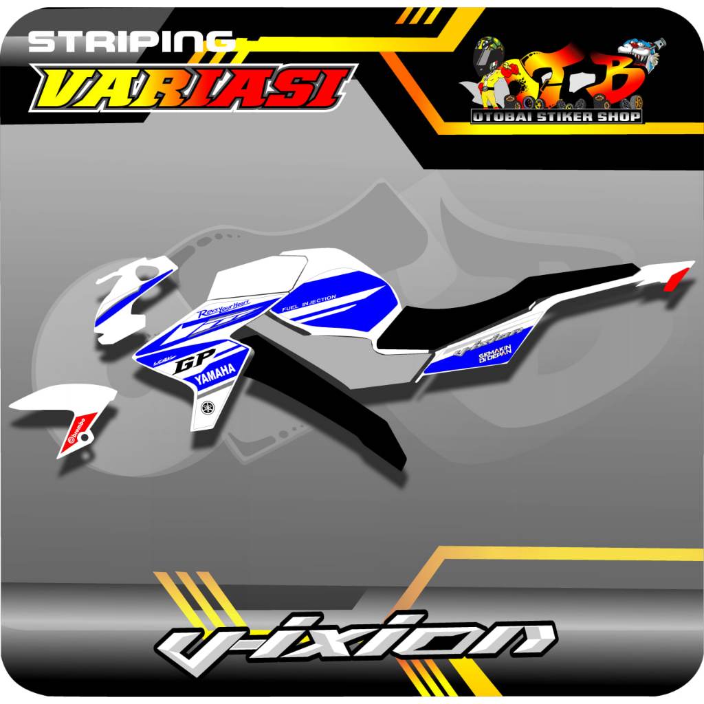 STRIPING VARIASI NVL NEW VIXION LIGHTING THN 2013-2015 MOTIF GP