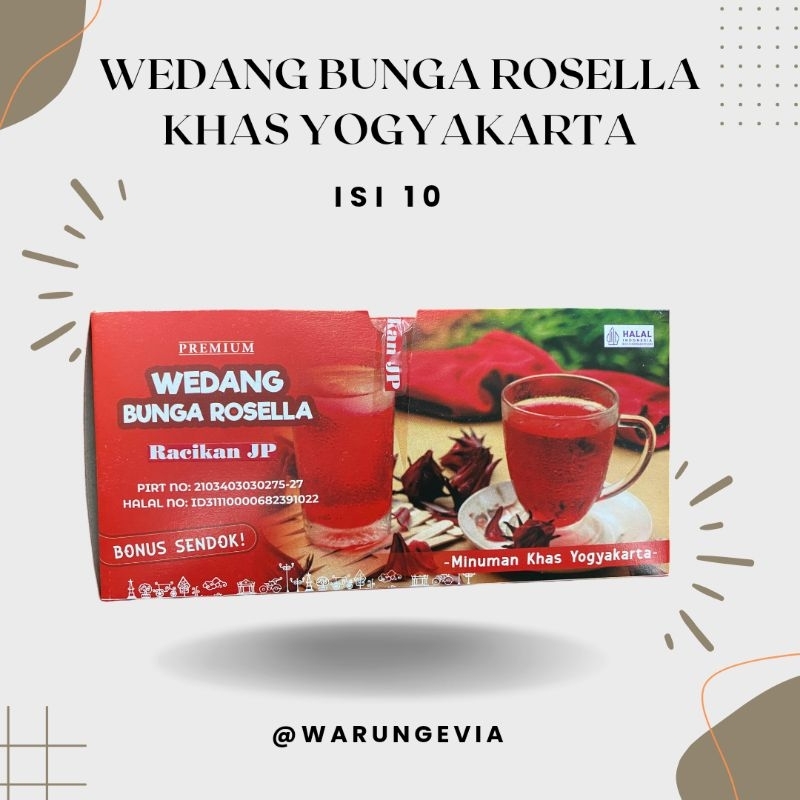 

WEDANG BUNGA ROSELLA KHAS YOGYAKARTA