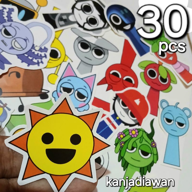 

Sprunki Incredibox Stiker Sprunki 30pcs Sticker Sprunki