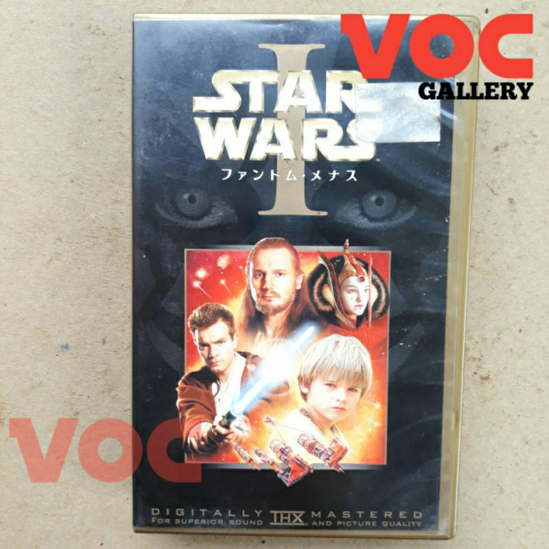 Star Wars Episode 1 The Phantom Menace VHS Tape Kaset Pita Video Rare Jadul Antik Antique Vintage Cl