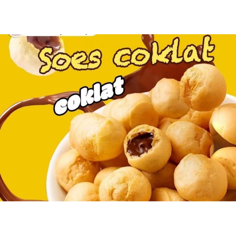 

kue soes coklat