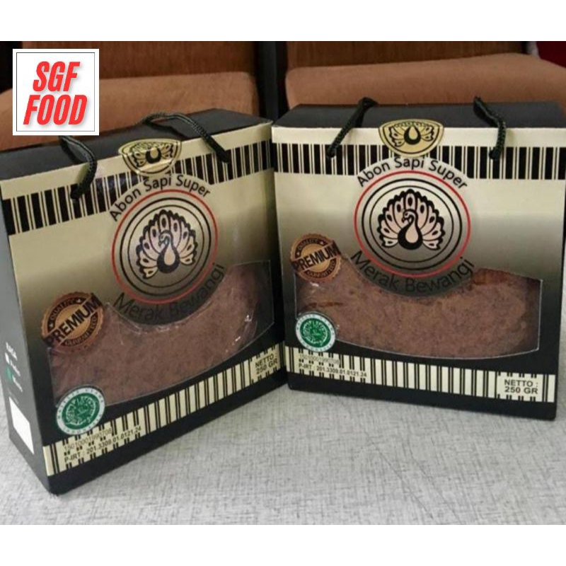 

abon sapi super merak bewangi premium 250 gram