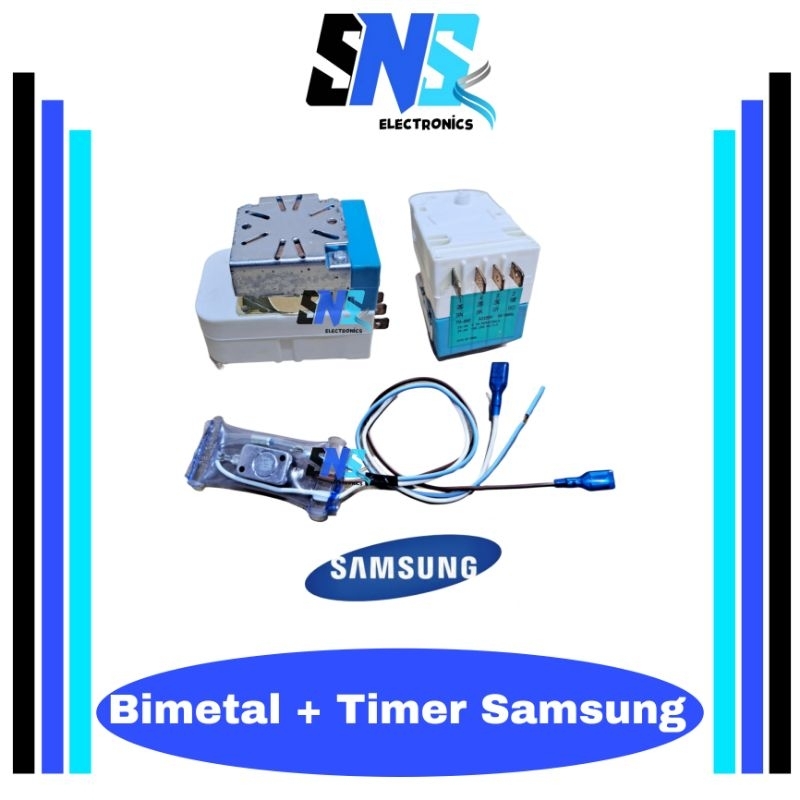 Bimetal dan timer kulkas samsung 2 pintu - Deprost kulkas samsung dua pintu 1 set