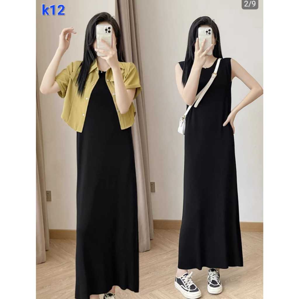 Inner Gamis Tanpa Lengan Lekbong Premium busui