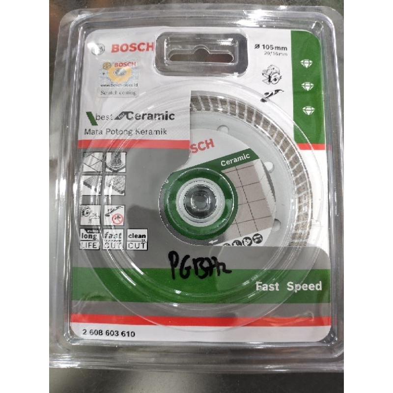 GERINDRA BOSCH 4 INCH /105MM MATA POTONG KERAMIK /ALAT POTONG GRANIT MEREK BOSCH