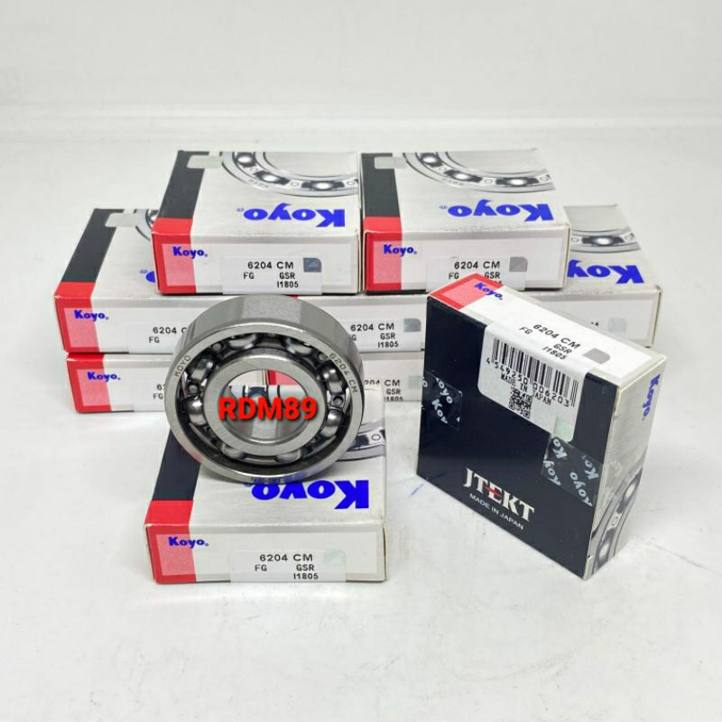 BEARING 6204 CM KOYO 6204CM KOYO