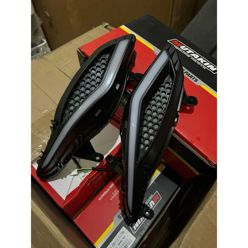 mutakin lampu alis 7 warna motor lampu senja gaban jupiter z1 pilot light jupiter 115cc 2011-2023