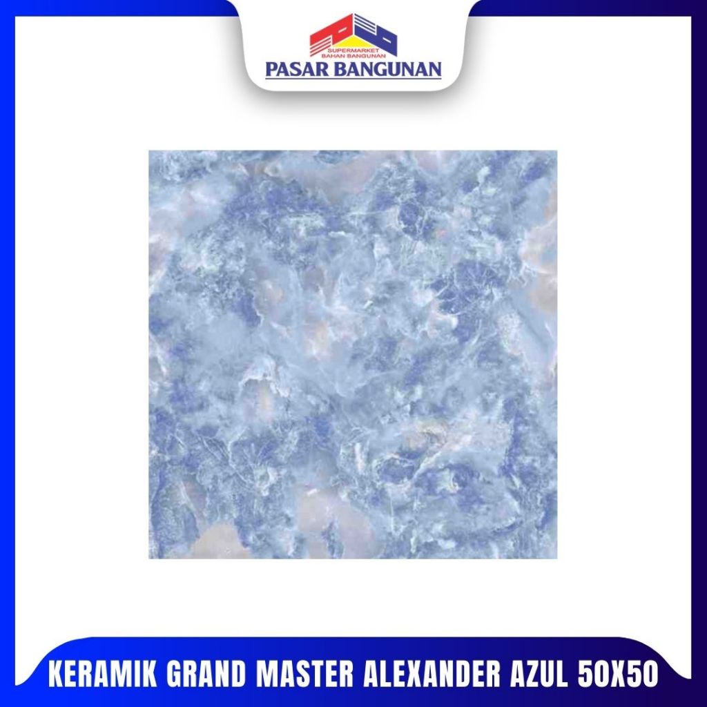 Keramik Grand Master Alexander Azul 50x50