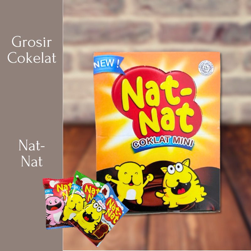 

Nat-Nat Cokelat Mini Cemilan Coklat Lucu