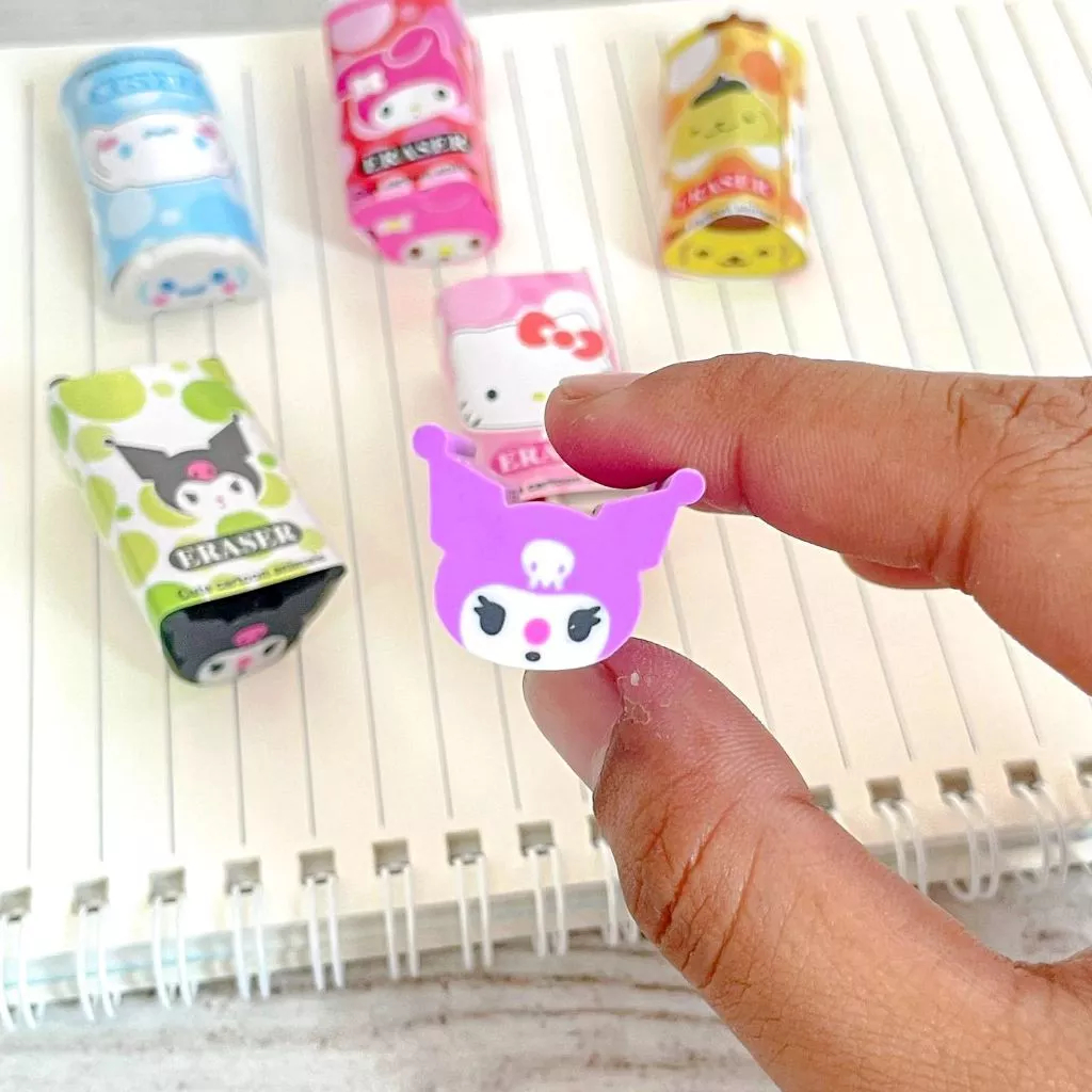 

Eraser Rubber Sanrio / Penghapus Karet Karakter Kepala Sanrio Kuromi Cinamorol My Melody Cute Eraser Kawai Sanrio Stip Pensil Lucu Statinary Anak TK SD Awet Penghapus potong