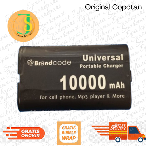 Baterai BrandCode 10000 mAh Universal Original Copotan