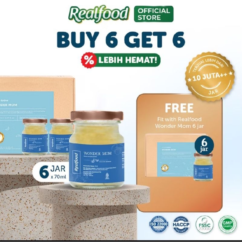 

Realfood buy 6 get 6