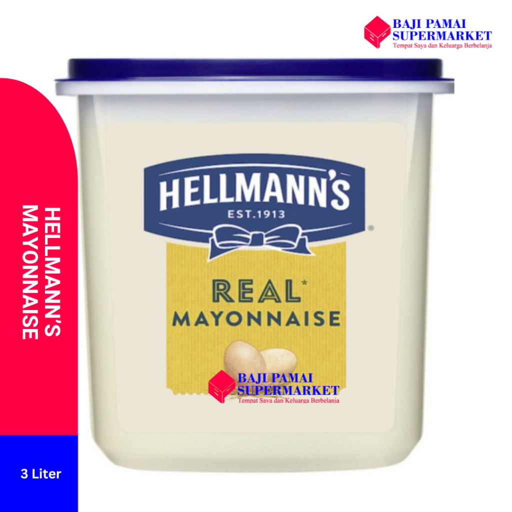 

Hellmann's Mayonnaise 3 liter / Real Mayonnaise