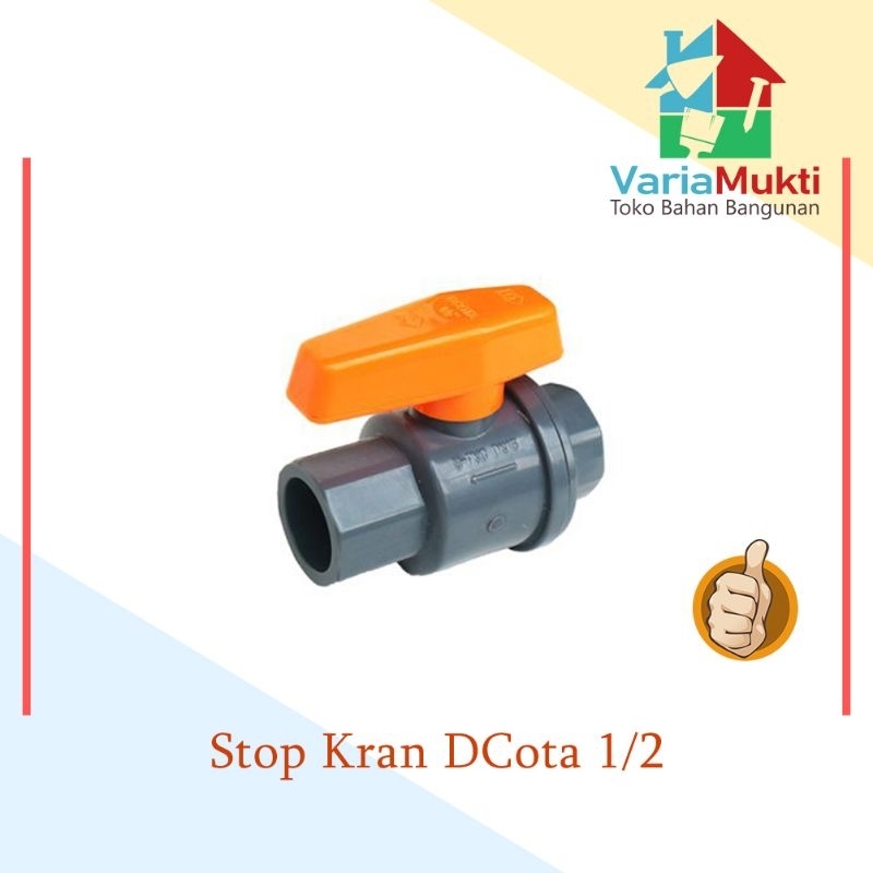 DCOTA stop kran 1/2, 3/4