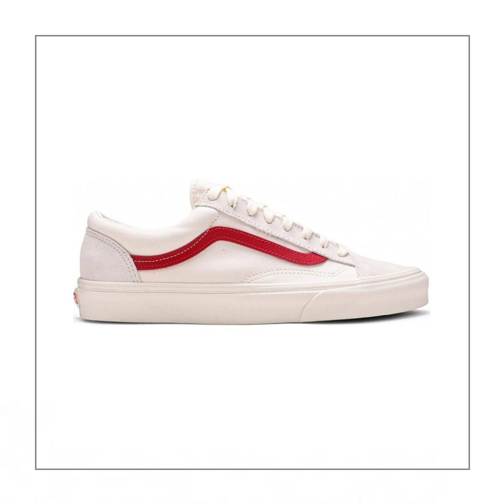 Vans Style 36 Marshmallow Racing Red