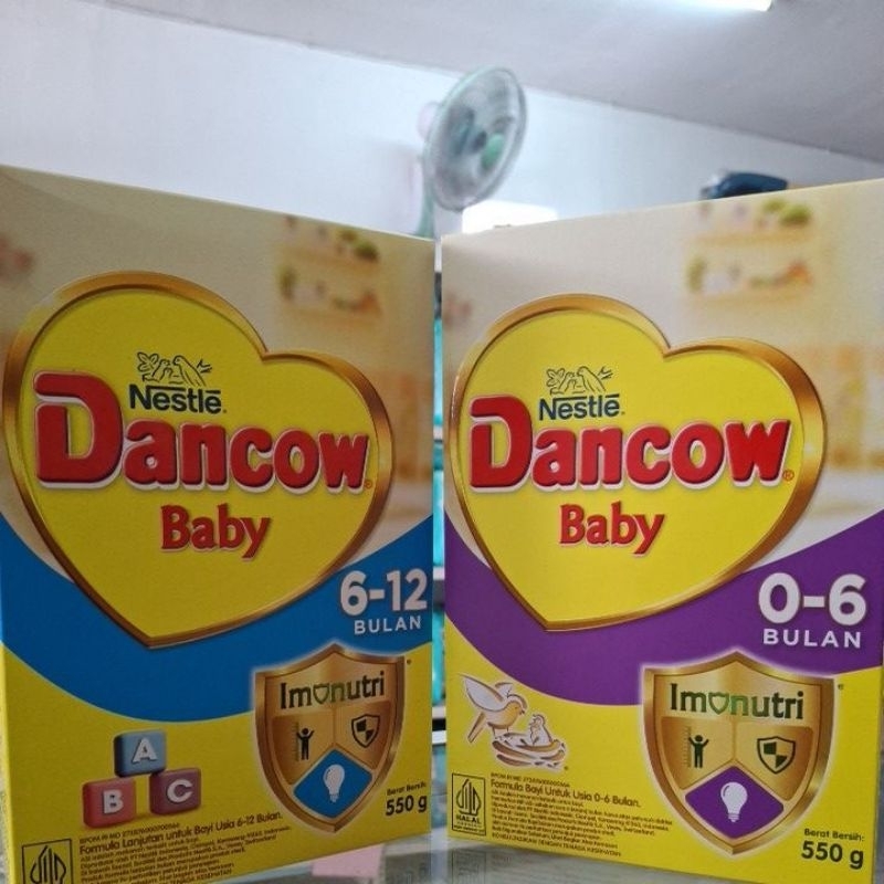 Dancow Baby 0-6 bulan dan 6-12 bulan 550g