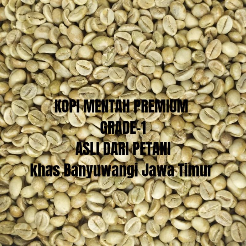 

1kg-KOPI MENTAH ROBUSTA PREMIUM (ASLI DARI PETANI) GRADE-1