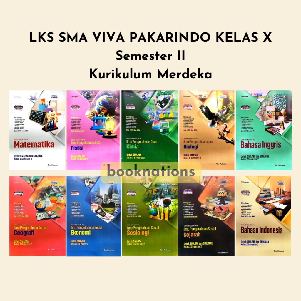 LKS SMA KELAS X 10 VIVA PAKARINDO Semester 2 Kurikulum Merdeka