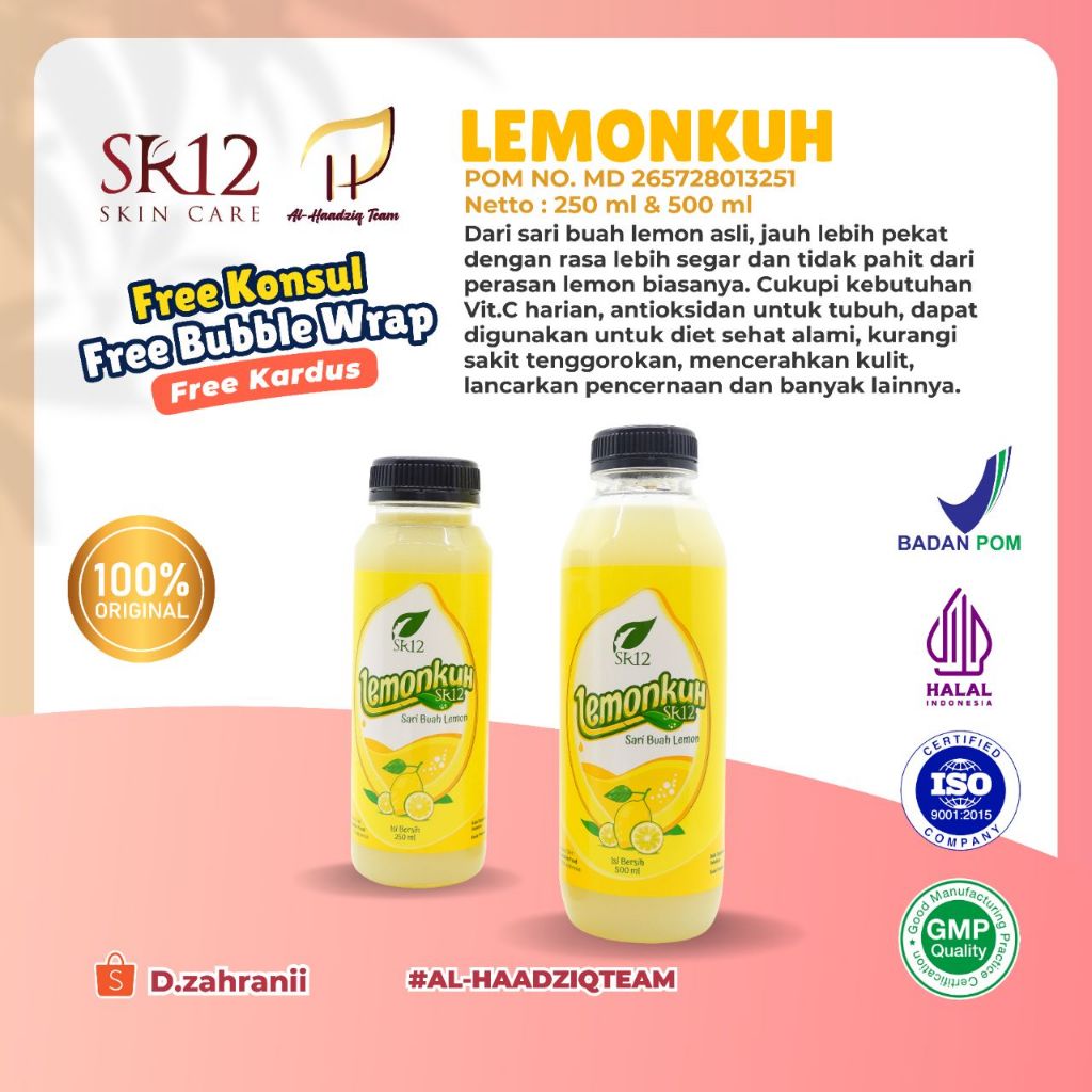 

SR12 100%ORI-LEMONKUH SARI LEMON