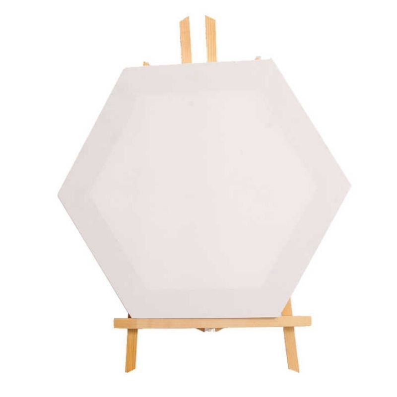 

Kanvas Lukis Spanram Hexagonal / Segienam 40 cm