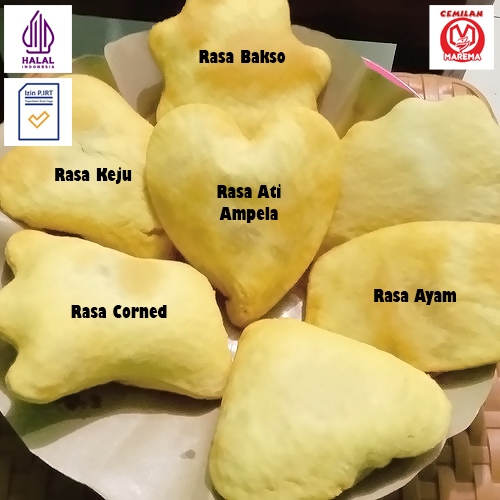 

Cireng khas Bandung isi 10Pcs isi cireng Penuh dalam kemasan vacum Enak~Marema Food Tasik